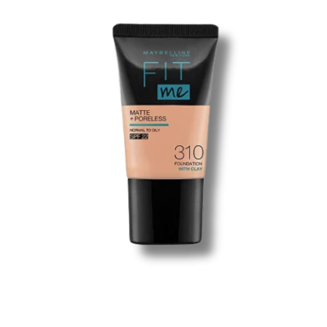 Maybelline New York Fit Me Matte+Poreless Liquid Foundation Tube, 128 Warm  Nude, 18Ml And Maybelline New York Fit Me Concealer,20 Sand, 6.8Ml