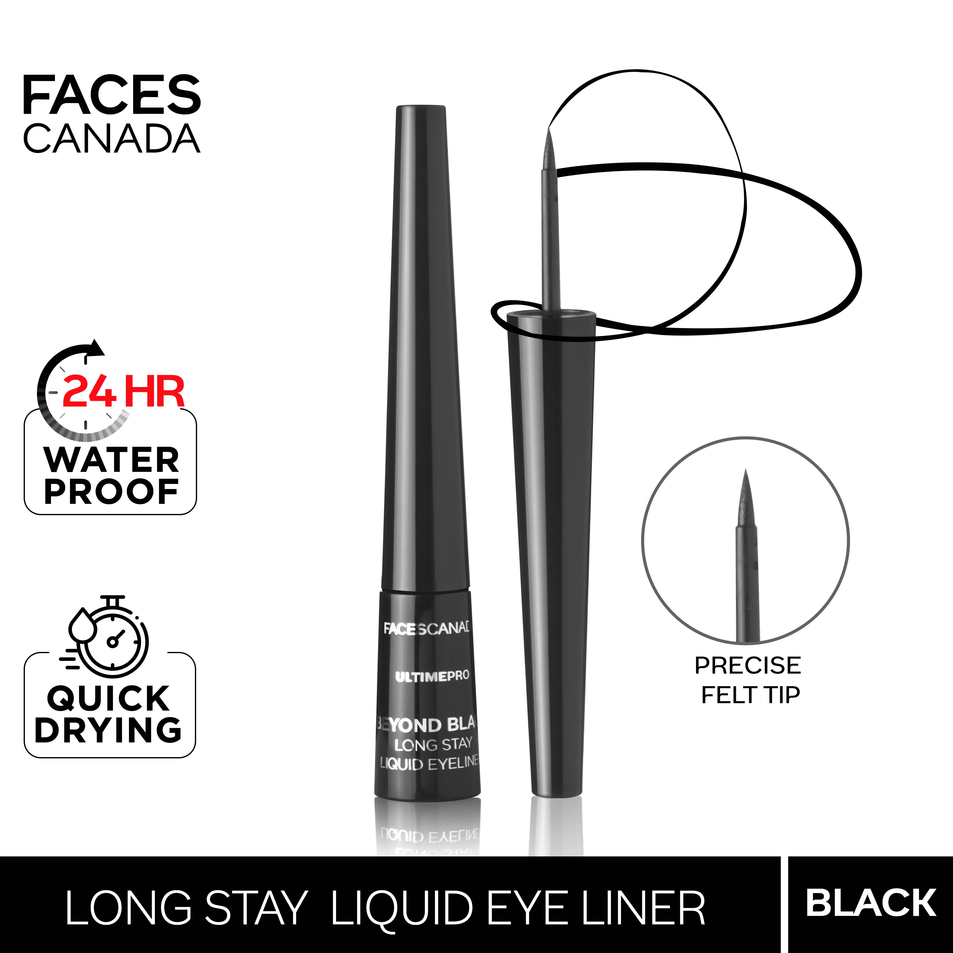 Faces Canada Beyond Black Long Stay Liquid Eye Liner Black Faces Canada