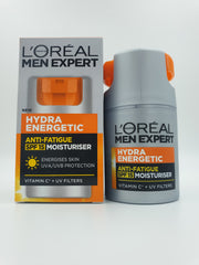 Loreal Men Expert Hydra Energetic Anti-Fatigue SPF 15 Moisturiser (50 ml) Loreal Men Expert