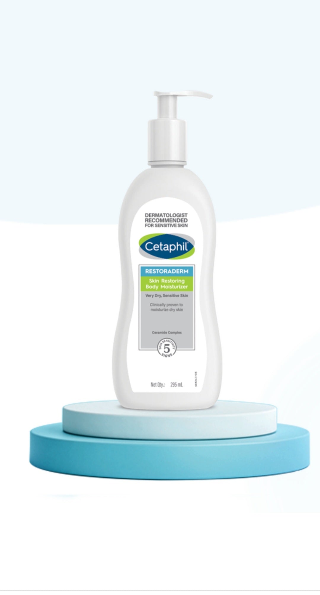 Cetaphil RestoraDerm Skin Restoring Body Moisturizer (295 ml) Cetaphil