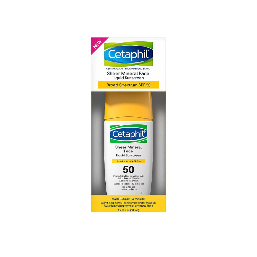 Cetaphil Sheer Mineral Face Sunscreen SPF 50 (50ml) Cetaphil