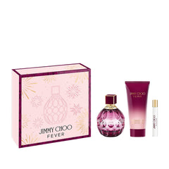 Jimmy Choo Fever Eau De Parfum Gift Set (100 ml + 100 ml + 7.5 ml) Jimmy Choo