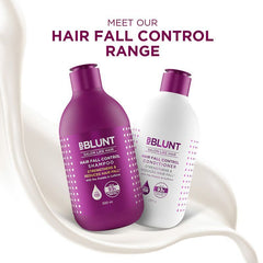 BBlunt Hair Fall Control Shampoo With Pea Protein & Caffeine For Stronger Hair (300ml) BBlunt
