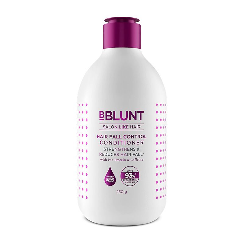 BBlunt Hair Fall Control Conditioner Pea Protein & Caffeine For Stronger Hair (250g) BBlunt
