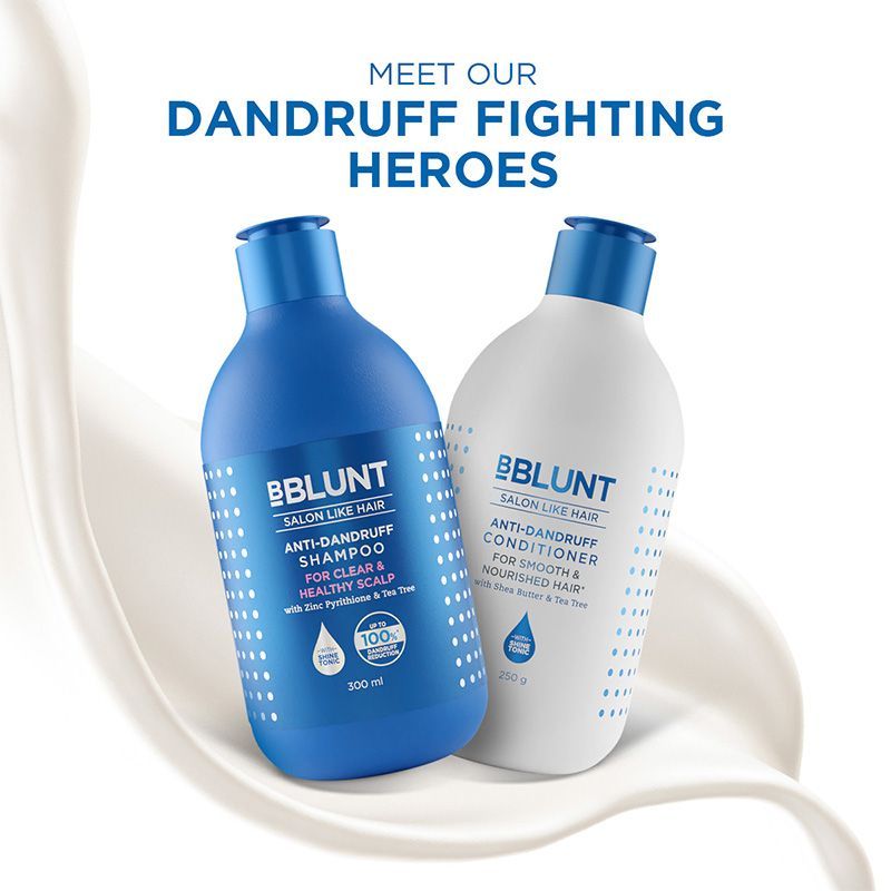 BBlunt Anti-Dandruff Shampoo For A Clear & Healthy Scalp (300ml) BBlunt