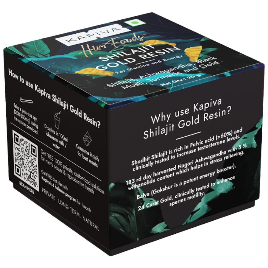 Kapiva Shilajit Gold Resin For Stamina & Energy (20 g) Kapiva