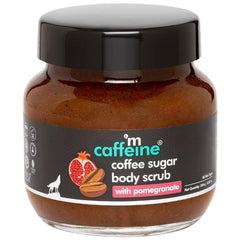 Mcaffeine Coffee Sugar Body Scrub - With Pomegranate (250 g) Beautiful