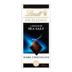 Lindt Excellence A Touch of Sea Salt Bar (100g) Lindt Excellence