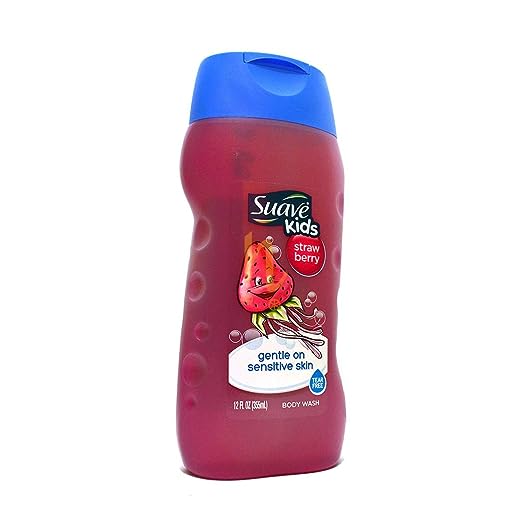 Suave Kids Straw Berry Gentle On Sensitive Skin Body Wash (355 ml) Suave Kids