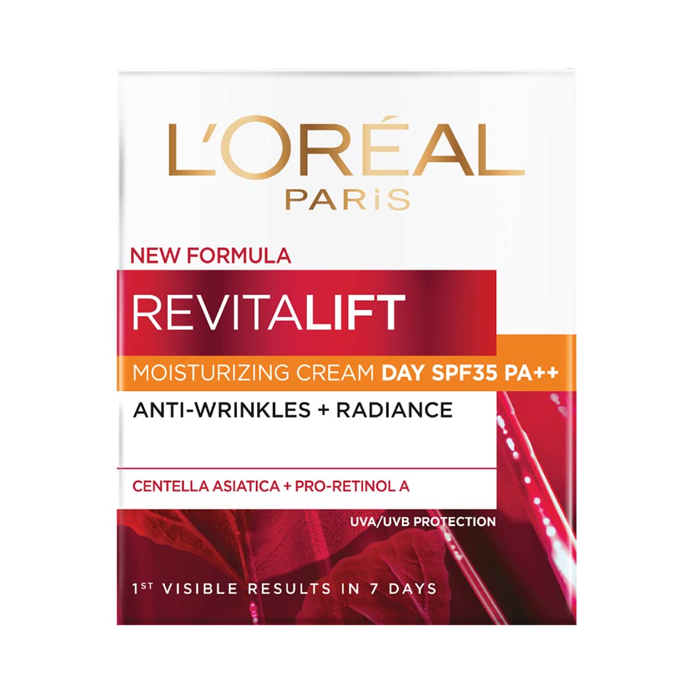 L'Oreal Paris  SPF 35 Pa++ Anti-Wrinkle and Radiance Day Cream (50 ml) L'Oréal Paris Makeup
