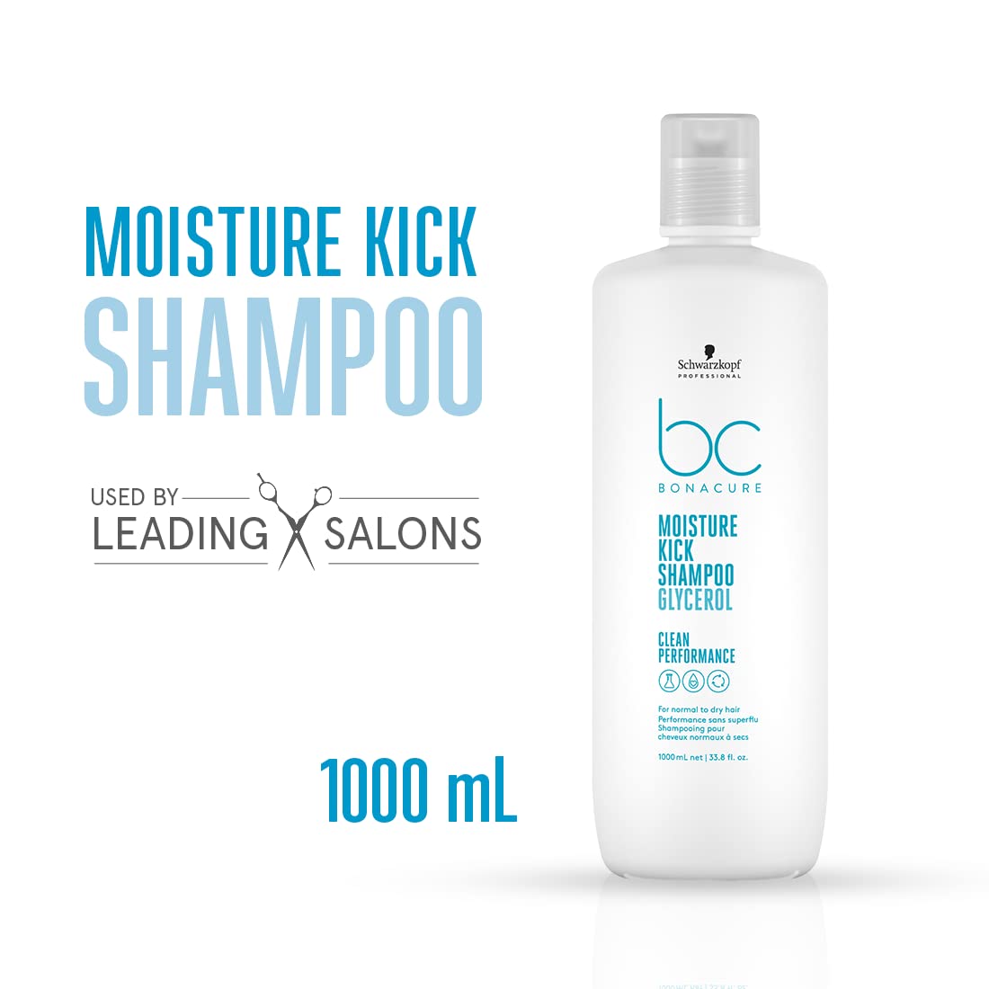 Schwarzkopf BC Moisture Kick Shampoo (1000 ml) Schwarzkopf Professional