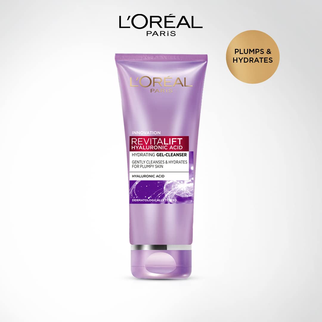 L'Oreal Paris Revitalift Gel Cleanser, Gentle Cleansing and Hydration (100 ml) L'Oréal Paris Makeup