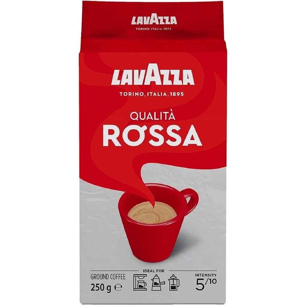 Lavazza Qualita Rossa Ground Coffee (250 g) Beautiful