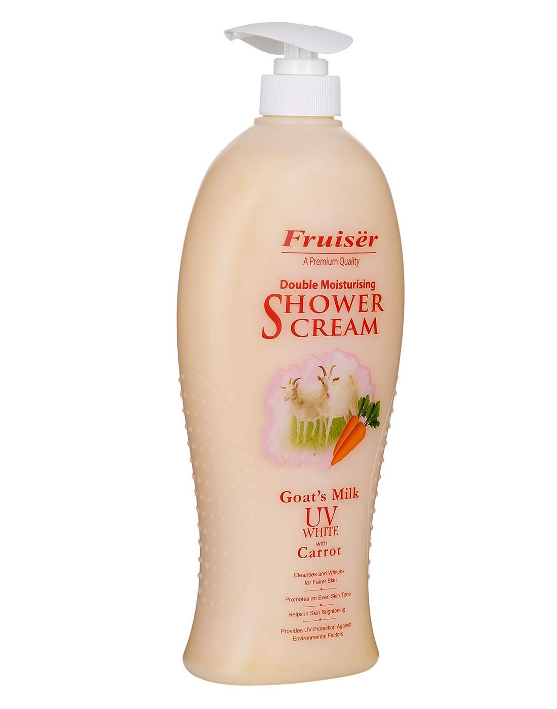 Fruiser Double Moisturising with Carrot Shower Cream (1000 ml) Fruiser