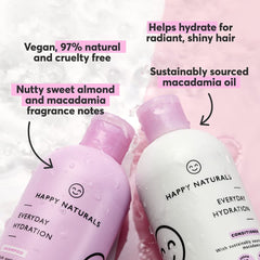 Happy Naturals Everyday Hydration Shampoo (300ml) Happy Naturals