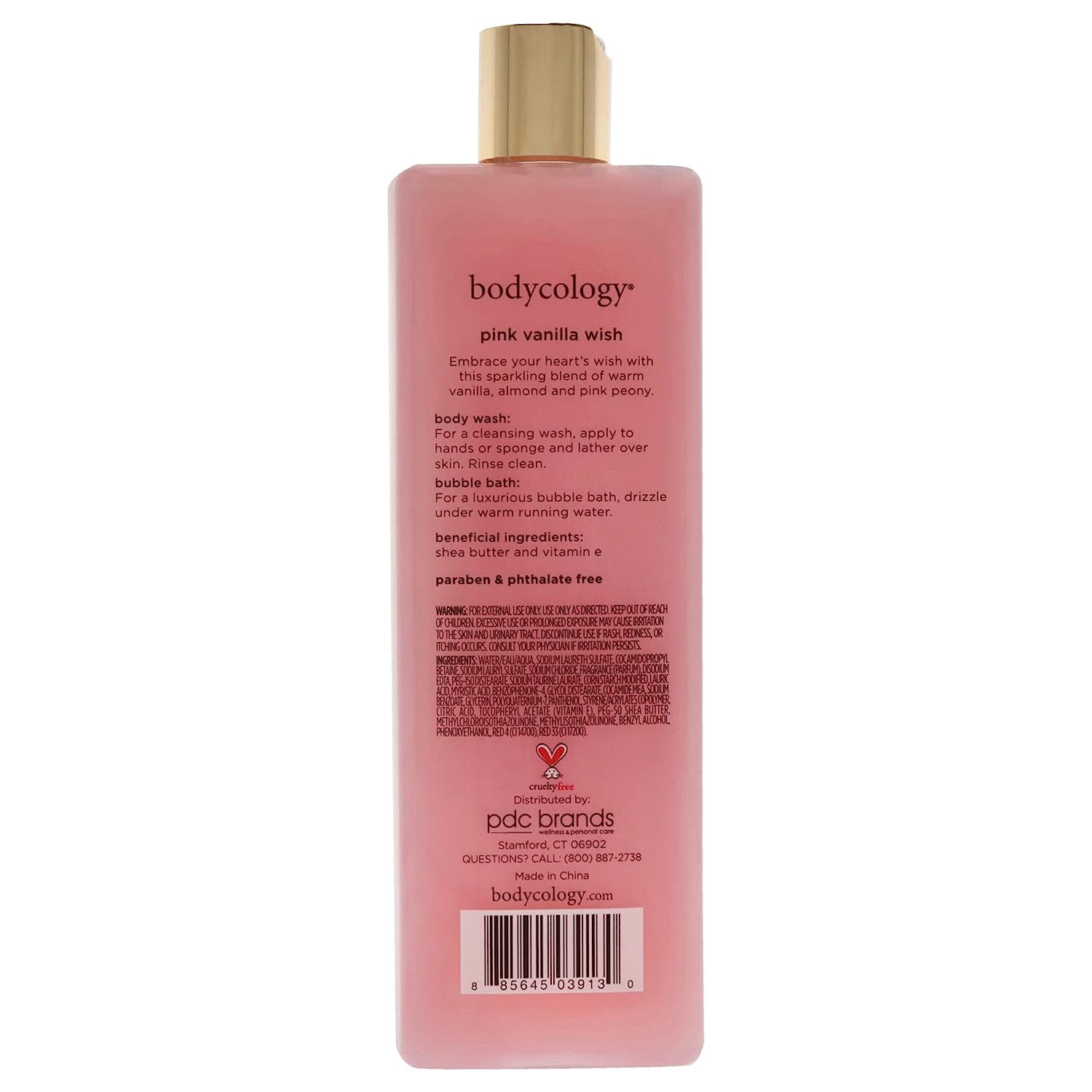 Bodycology Pink Vanilla Wish Body Wash  (473 ml) Bodycology