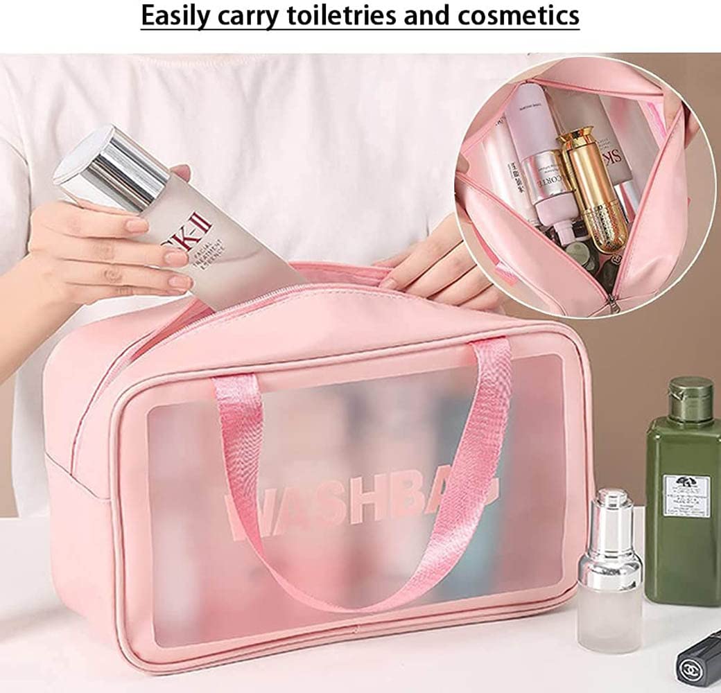 Travel Hanging Toiletry Bag for Women, Extra Large Makeup Bag, Holds  Full-Size Shampoo, with Jewelry Organizer Compartment, Waterproof Cosmetic  Bag, Toiletries Kit Set with Trolley Belt, Black - Walmart.com