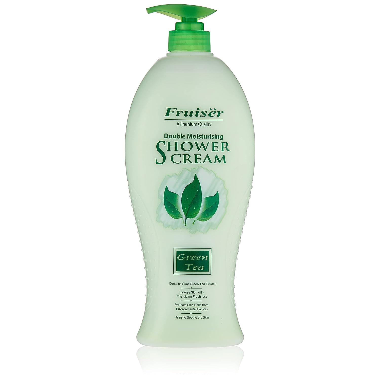 Fruiser Double Moisturising Green Tea Shower Cream (1000 ml) Beautiful