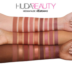 Huda Beauty Nude Obsessions Mini Eyeshadow Palette - Medium (9.9gm) Huda Beauty