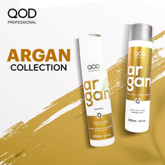 Qod Professional Argan Moisture & Shine Shampoo + Conditioner (300ml+300ml) Qod Professional