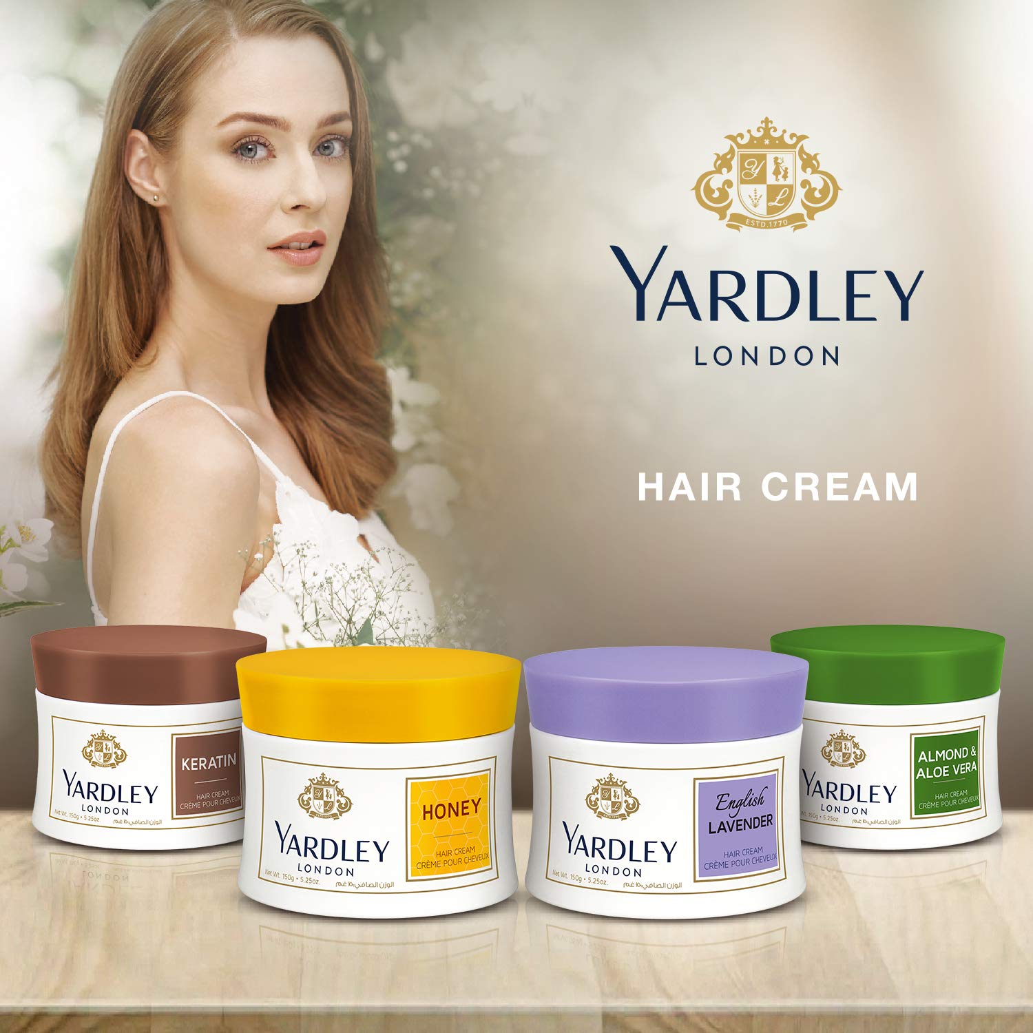Yardley English Lavender Hair Cream (150 g) Yardley London