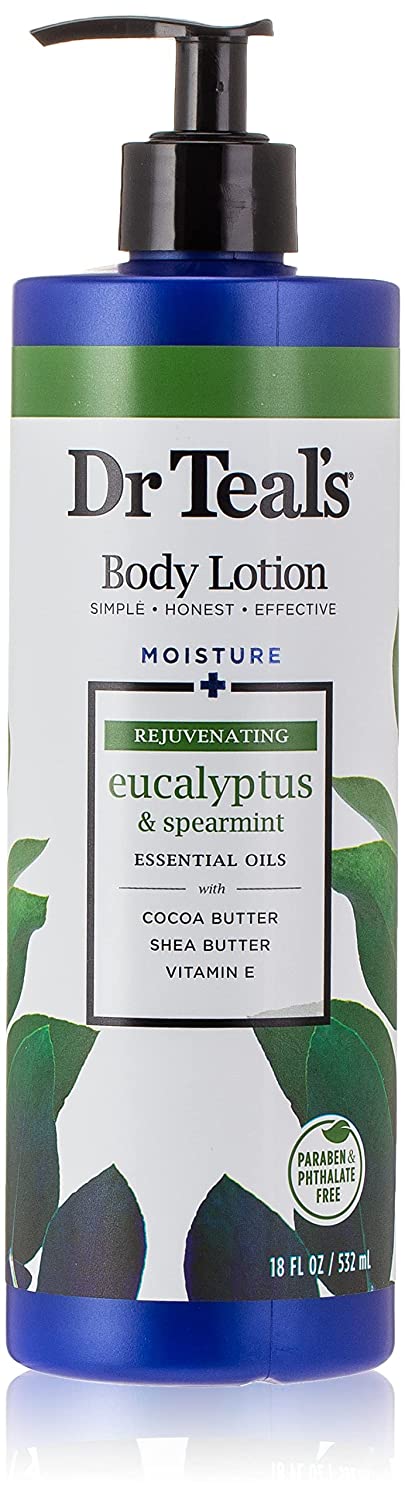 Dr Teal's Moisture + Rejuvenating Eucalyptus & Spearmint Body Lotion (532) Dr Teal's