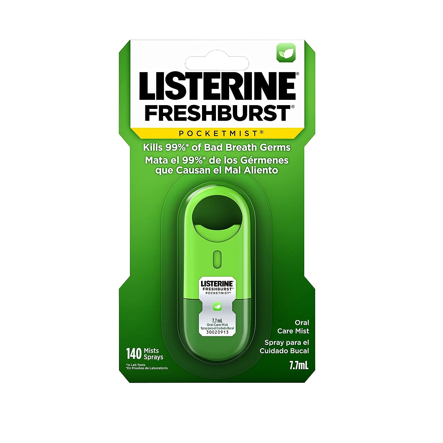 Listerine Freshburst Pocketmist Oral Care Bad Breath Mist (140 mist) Beautiful