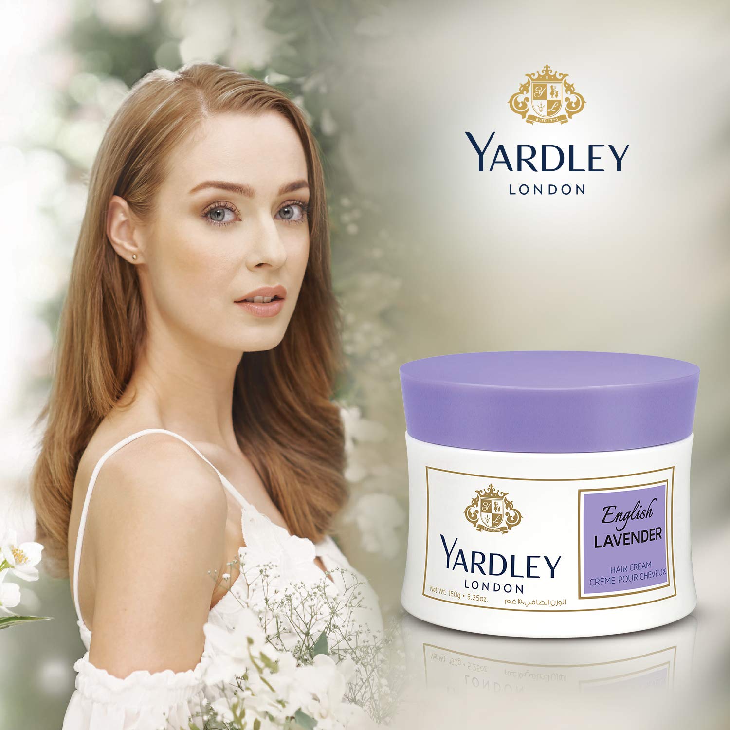 Yardley English Lavender Hair Cream (150 g) Beautiful