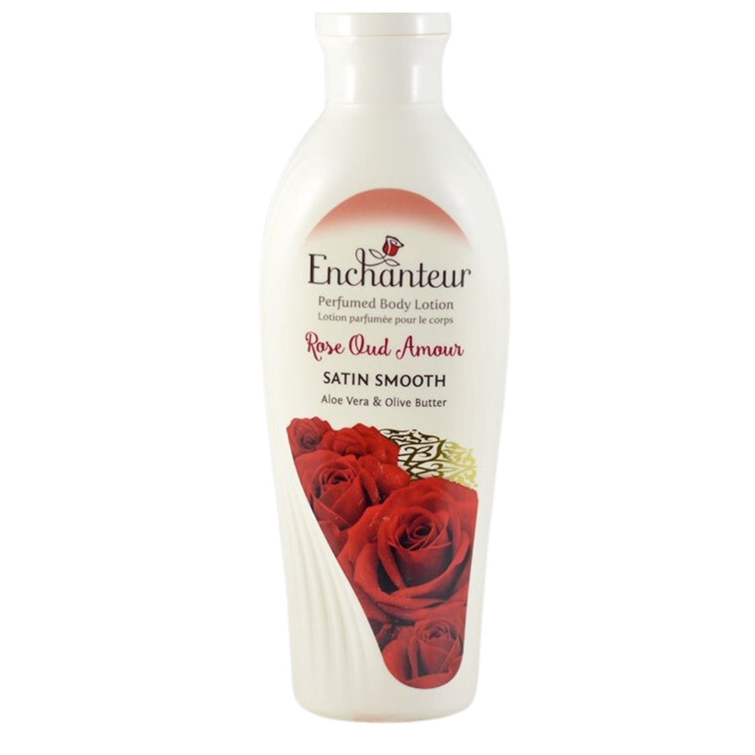 Enchanteur Rose OUD Amour Perfumed Body Lotion (250ml) Enchanteur
