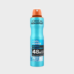 L'oreal Men Expert Cool Power 48H Anti-Perspirant Deodorant Spray (250ml) L'Oreal Men Expert