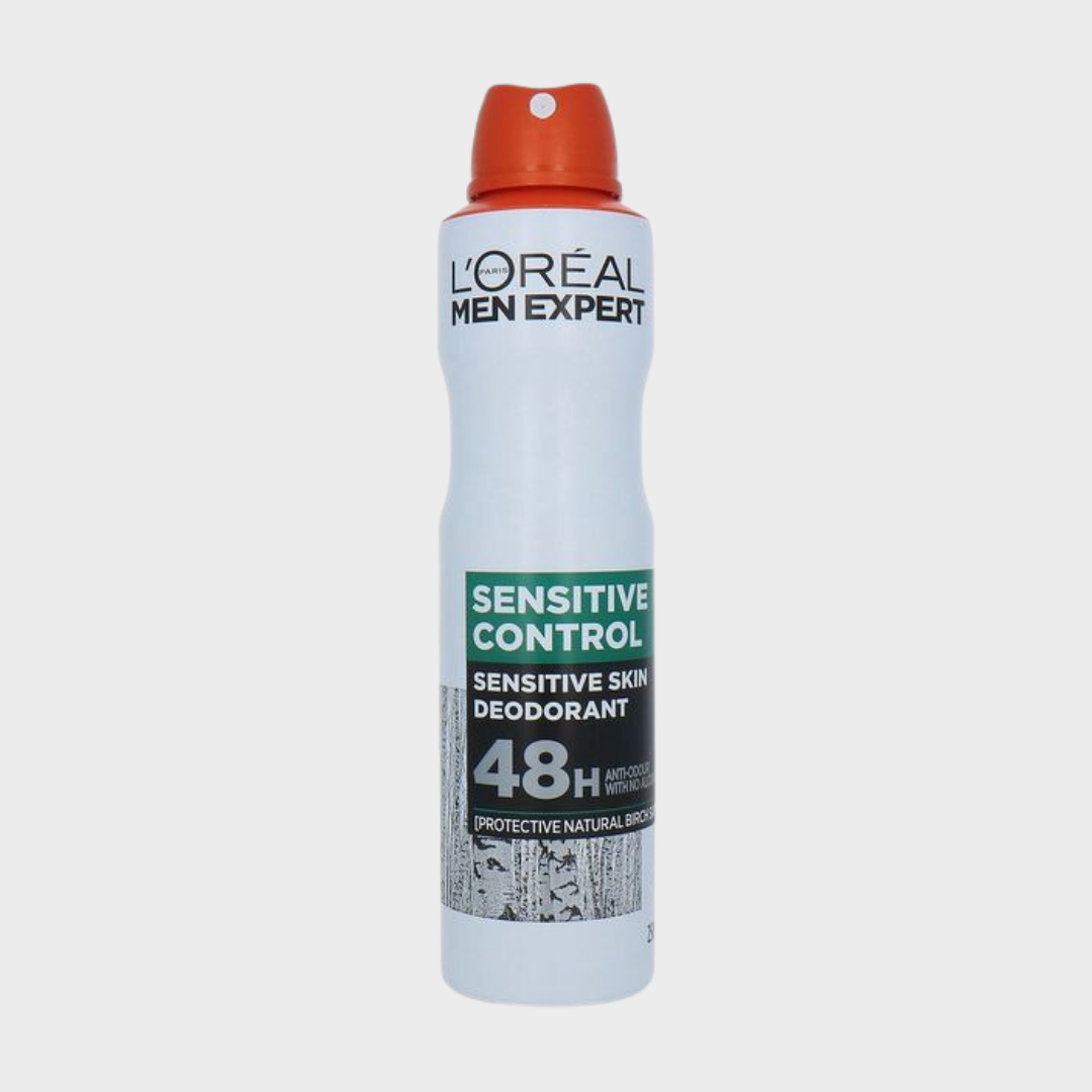 L'Oreal Men Expert Sensitive Control 48H Anti-odour Deodorant Spray (250ml) L'Oreal Men Expert