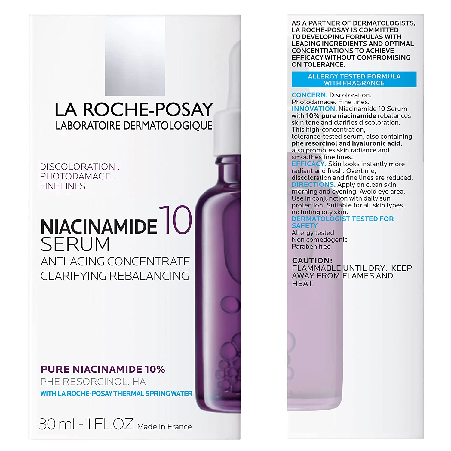 La Roche Posay Niacinamide 10 Face Serum (30ml) Beautiful