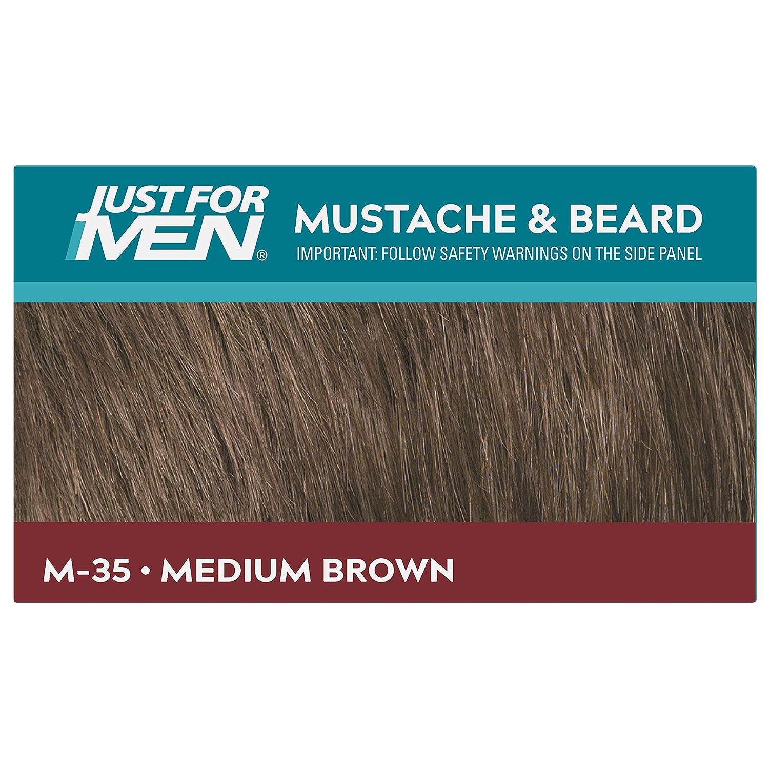Just for Men Moustache & Beard Color Medium Brown (M-35) Just For Men