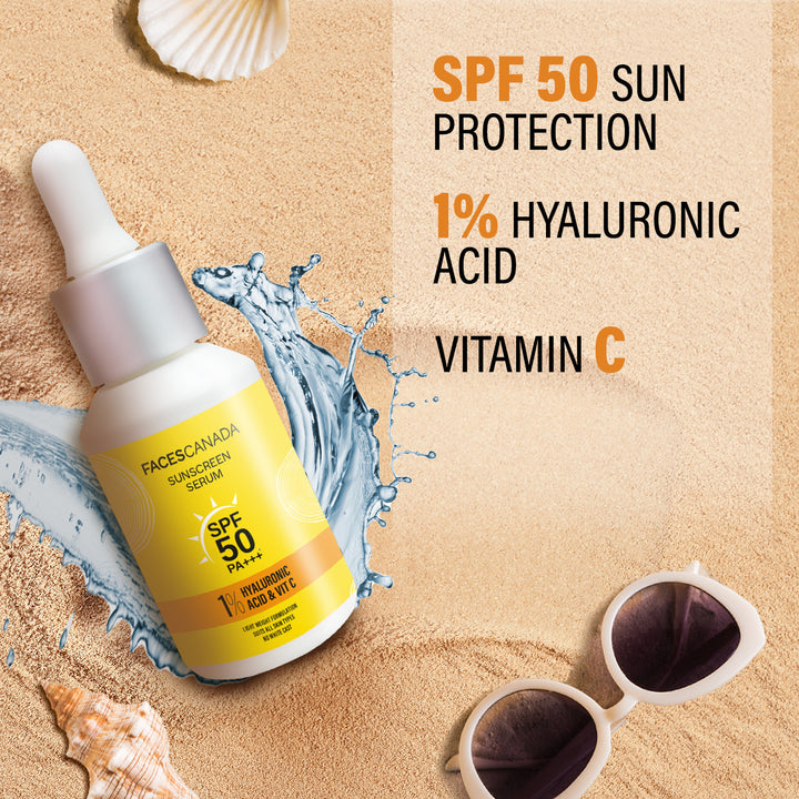 Faces Canada Sunscreen Serum With SPF 50+ (30ml) Faces Canada