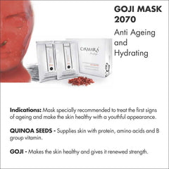 Casmara Mask for Anti Ageing & Hydrating Goji Mask 2070 (1gel & 1powder) Casmara