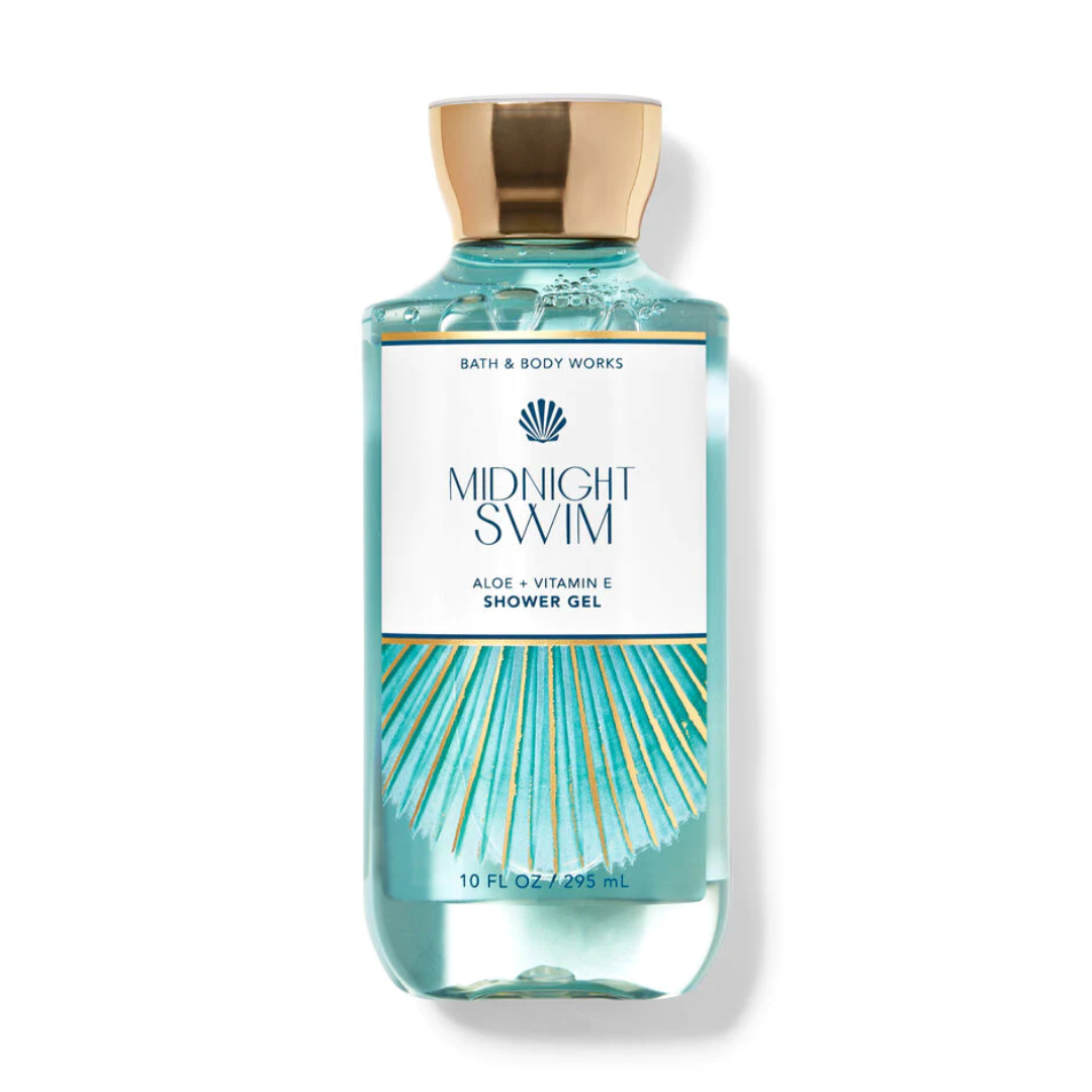 Bath & Body Midnight Swim Shower Gel (295ml) Bath & Body Wokrs