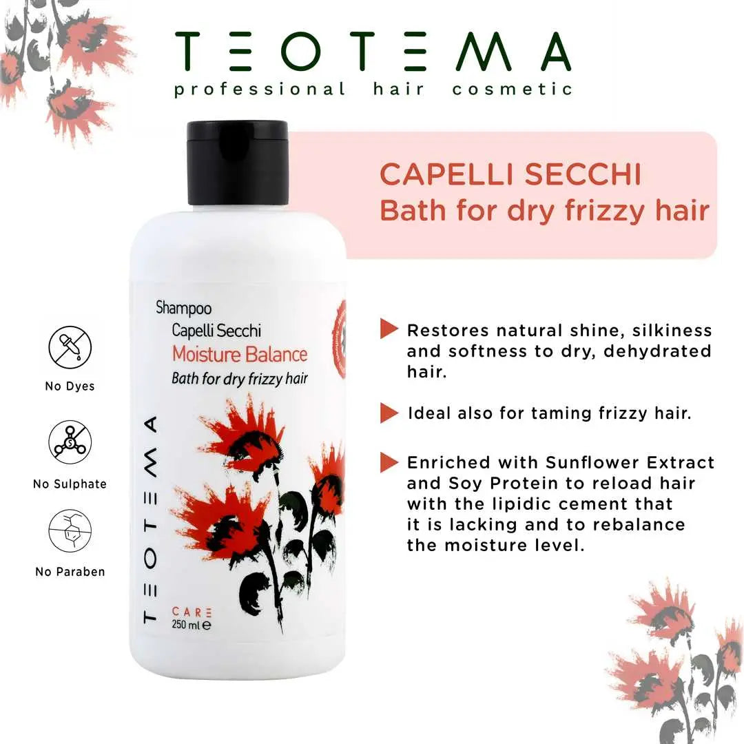 Teotema Capelli Secchi Moisture Balance Shampoo (250ml) Teotema
