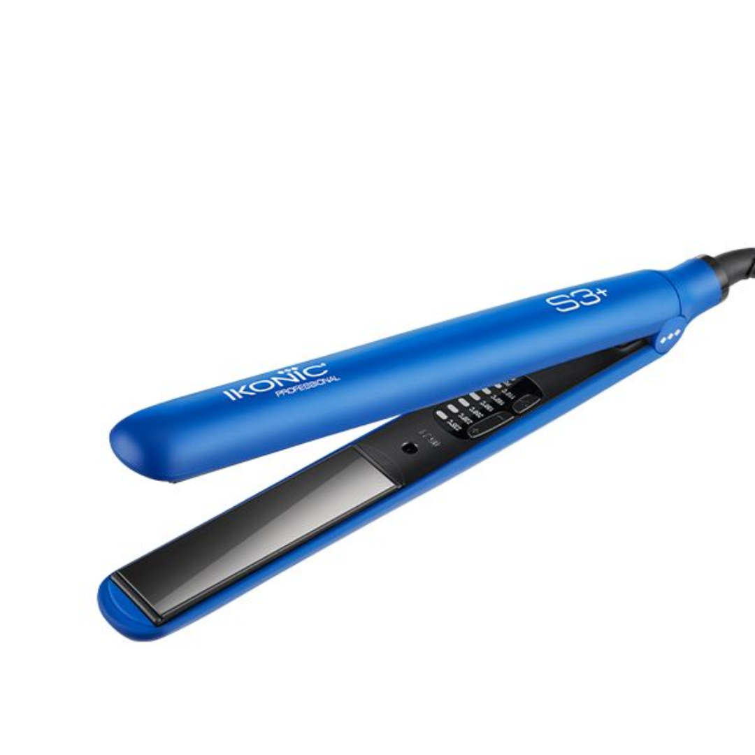 Ikonic Professional S3+ Ceramic Hair Straightener (Blue & Black) Ikonic Professional