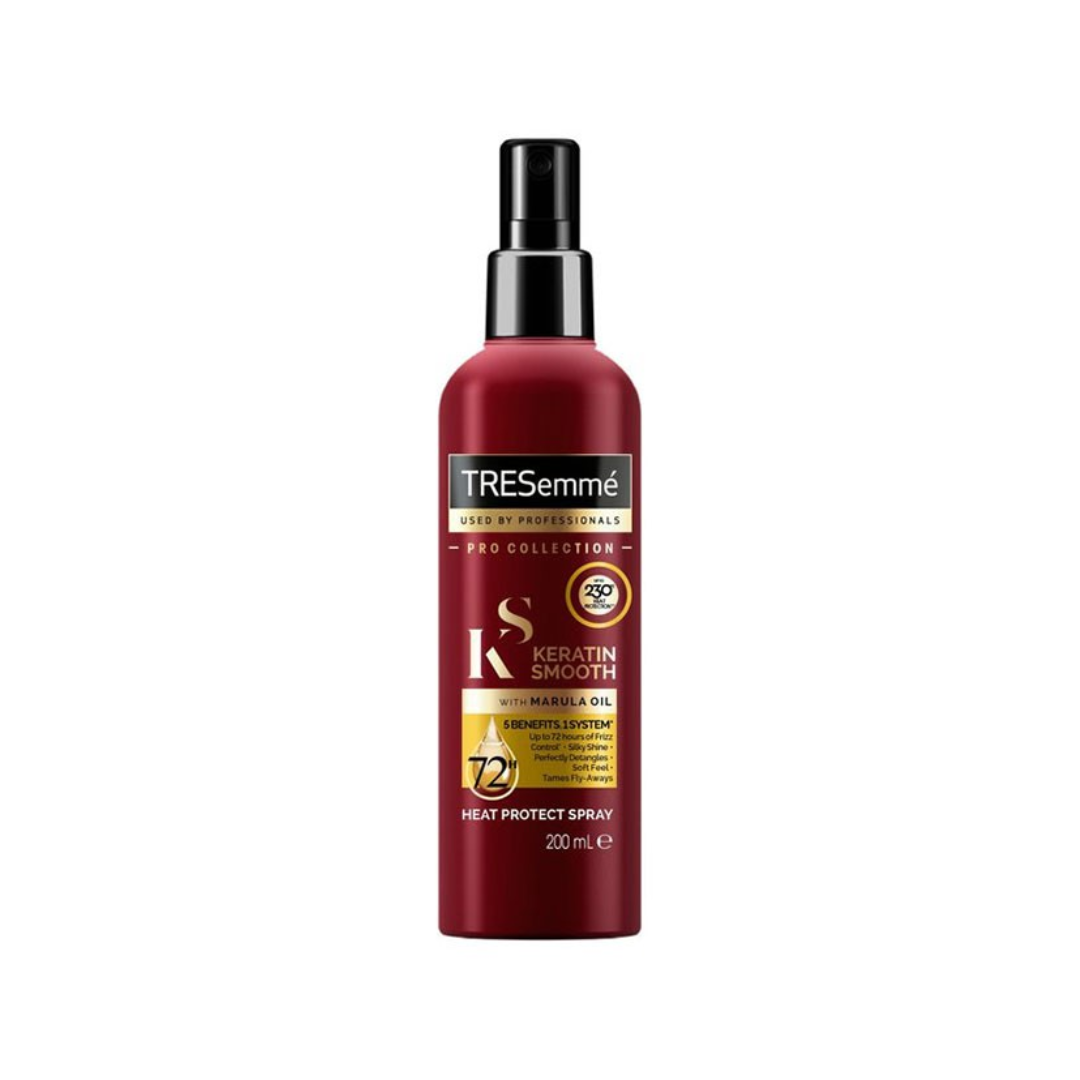 Tresemme Keratin Smooth With Marula Oil Heat Protect Spray (200ml) Tresemme