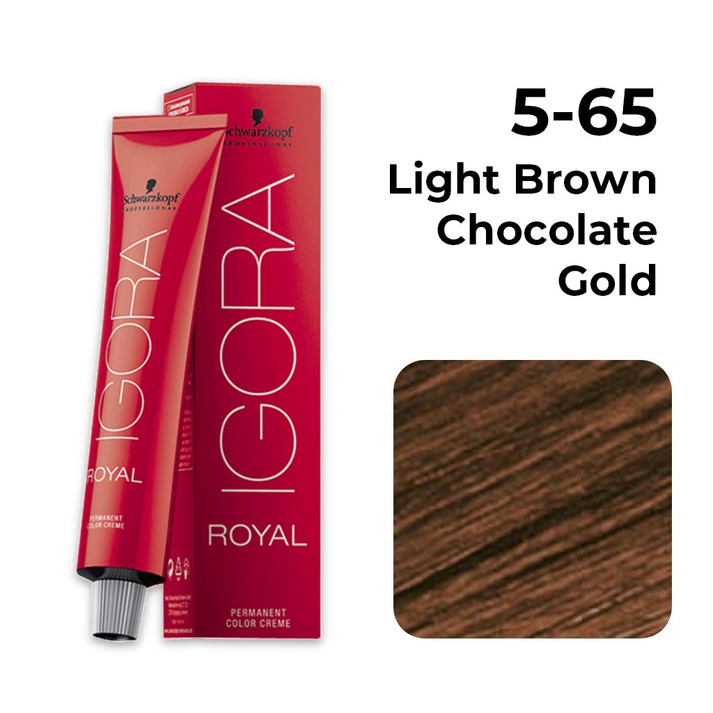 Light Golden-Brown Chocolate Schwarzkopf Royal Igora Permanent Color