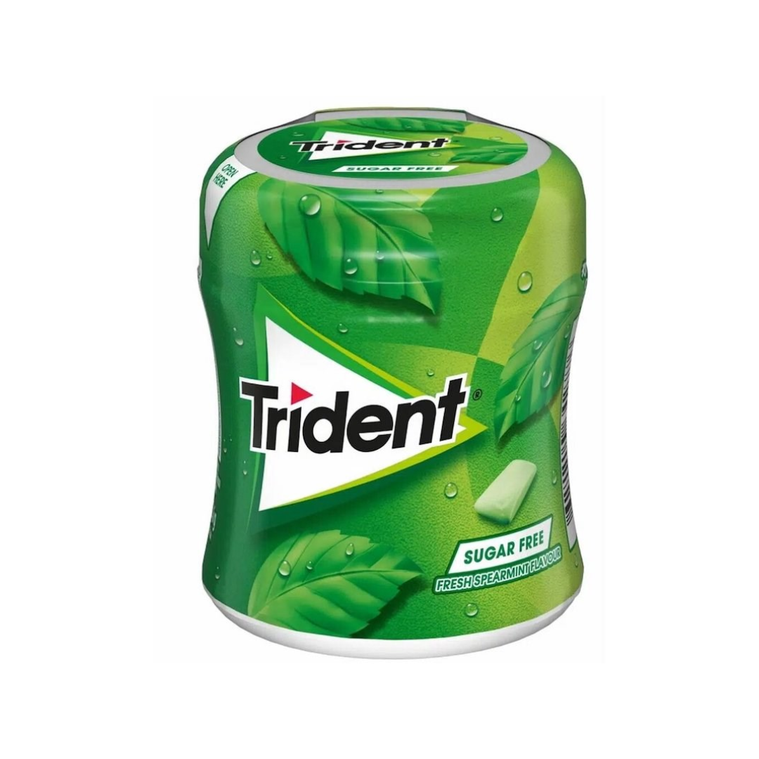 Trident Sugar Free Fresh Spearmint Flavour Trident