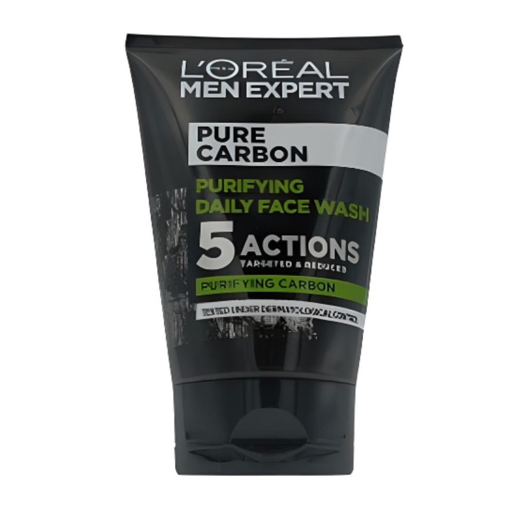 L'Oreal Paris Men Expert Pure Carbon Purifying Daily Face Wash  (100ml) Loreal Men Expert