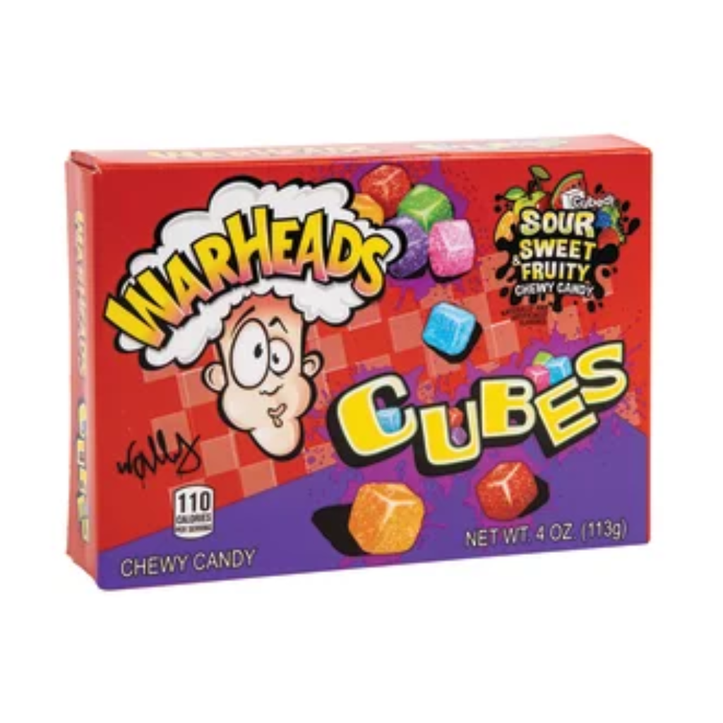 Warheads Sour Chewy Cubes (113g) Warheads