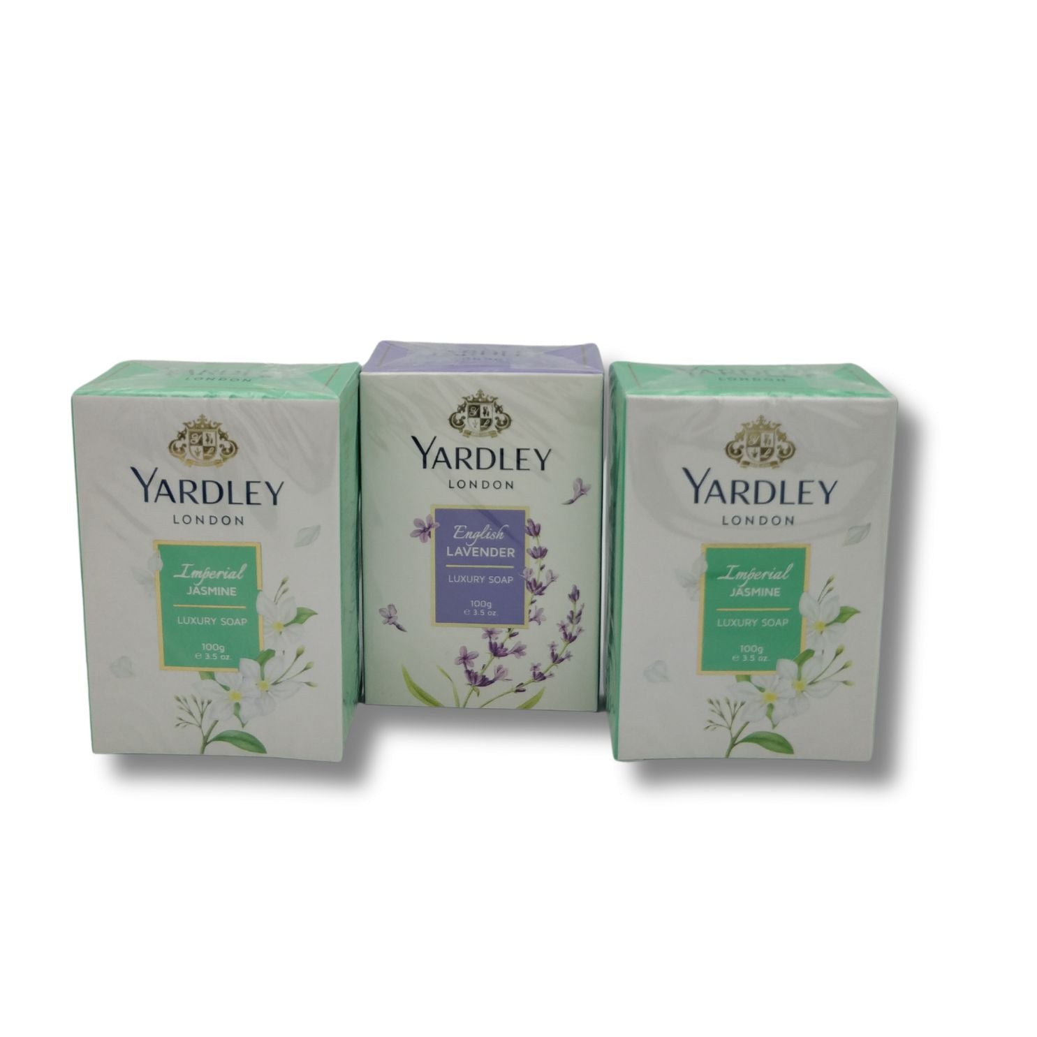 Yardley London Imperial Jasmine & Lavender Soap Pack of 3 (100 g) Yardley London