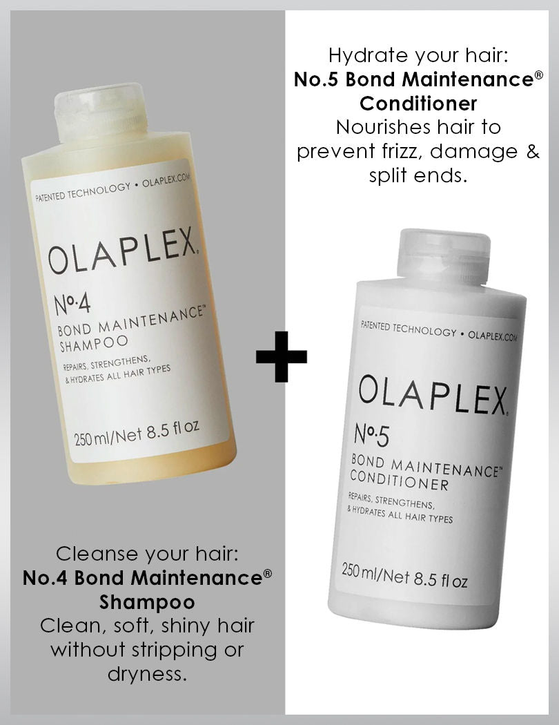 Olaplex No. 4 Bond Maintenance Shampoo + Olaplex No. 4 Bond Maintenance Conditioner Combo (250ml+250ml) Olaplex