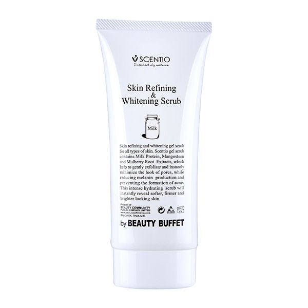 Scentio Organic Milk Plus Skin Refining & Whitening Scrub (100ml) Scentio