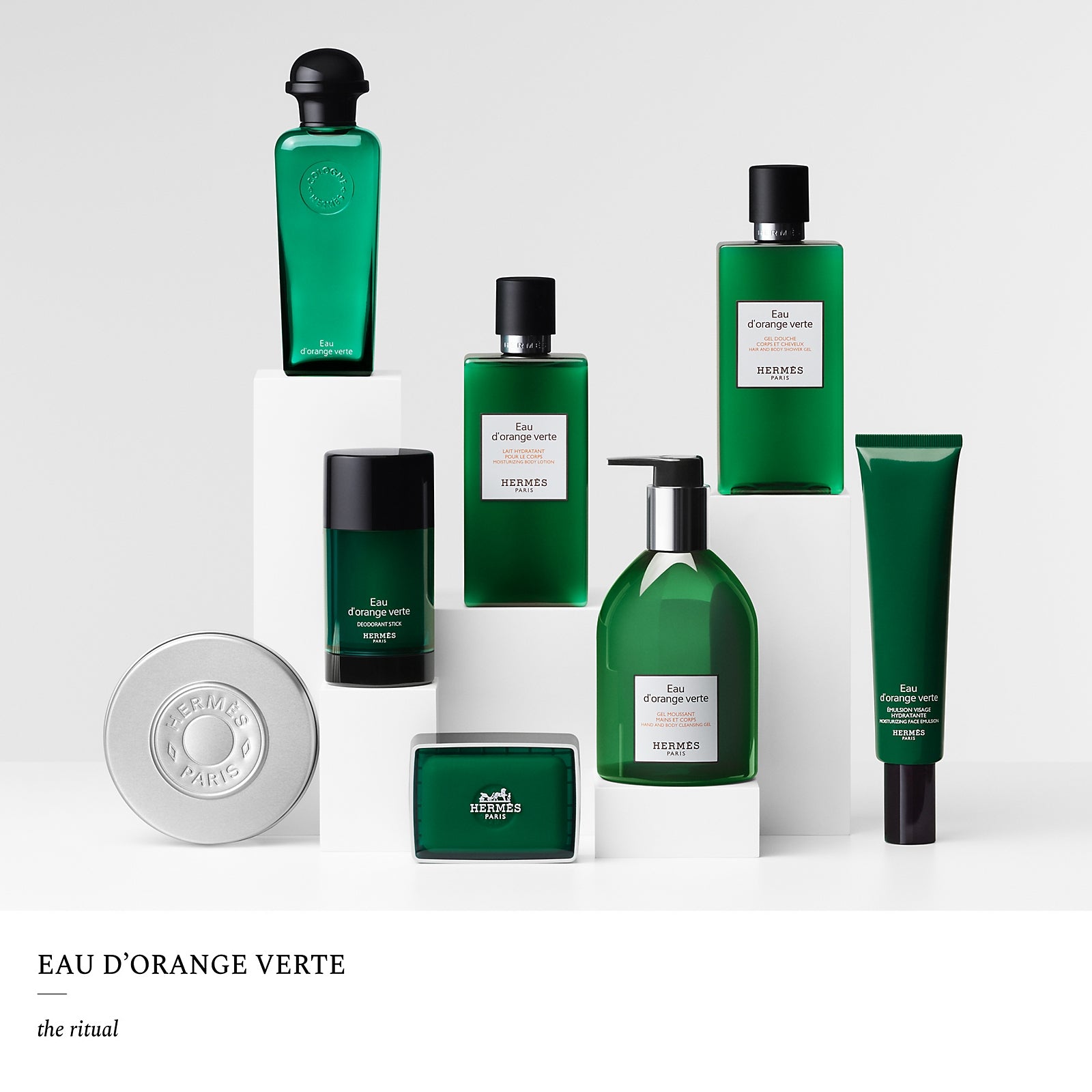 Hermes paris Eau d'orange verte Perfumed soap (100 g) Beautiful