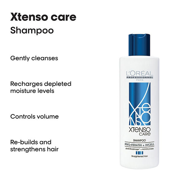 L'Oreal Professionnel Xtenso Care Pro-Keratin & Incell Shampoo + Masque +  Serum ( Combo )