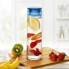 Cello H2O Glass Water Bottle With Plastic Cap (500ml) Cello