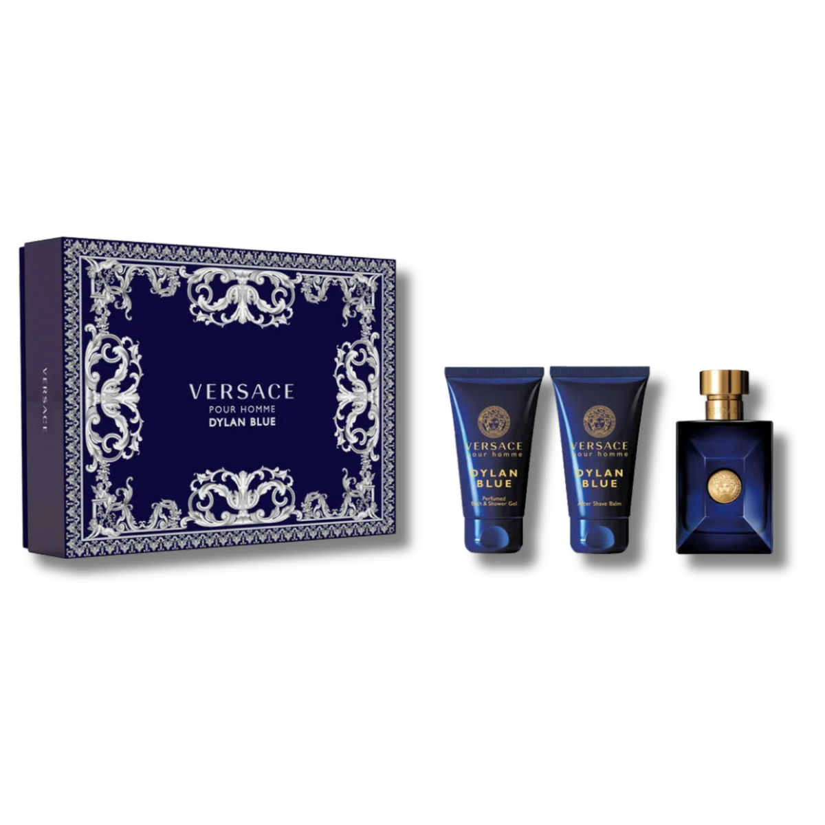Versace Pour Homme Dylan Blue for Men Gift Set (50ml+50ml+50ml) Versace